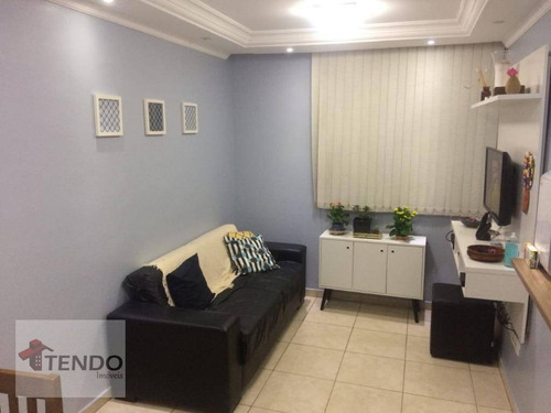 Imagem 1 de 17 de Imob01 - Apartamento 48 M² - Venda - 2 Dormitórios - Taboão - São Bernardo Do Campo/sp - Ap2736