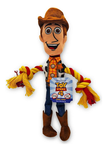 Hyper Pet Disney's Toy Story 4 Woody Rope (juguete De Peluch