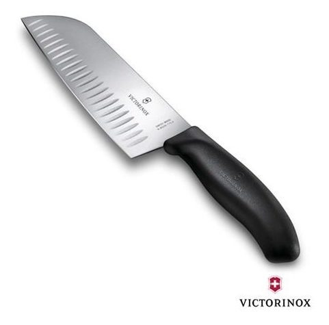 Faca Santoku Swiss Classic C/ Sulcos Profissional Victorinox