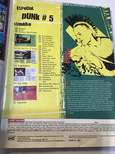 Rock Sound Punk Dag Nasty Ian Mackaye Social Distortion (Usado)