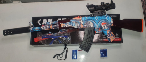 Ak47 Juguete Hidrogel Automatica Recargable +500 Hidrogel