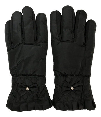 Guantes De Invierno Para Mujer Con Moñitos