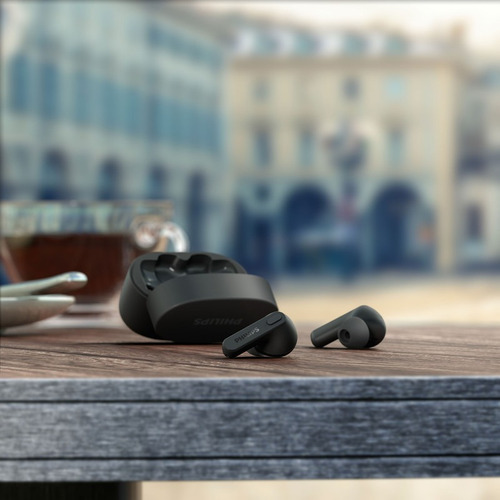 Imagen 5 de 6 de Auriculares True Wireless Bluetooth Philips - Tat2206bk/00 Color Negro Color de la luz Negro