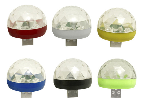 Xfw1 Mini Luz De Discoteca Led Usb Portátil Para Fiestas