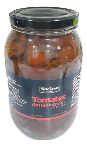 Tomates De Turquia Deshidratados En Aceite Siete Lagos 1900g