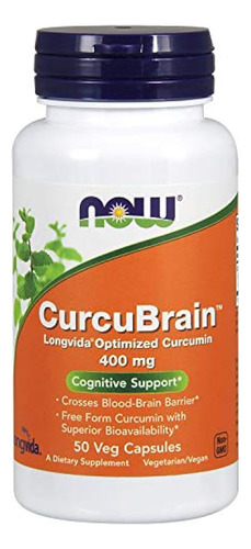 Now Supplements, Curcubrain 400 Mg With Longvida Optimized C