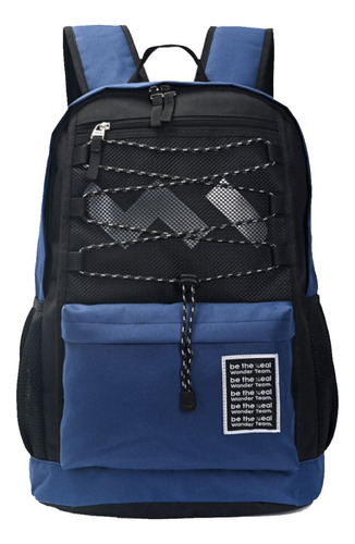 Mochila Porta Notebook Azul Deportiva Wanderteam Wanderlust