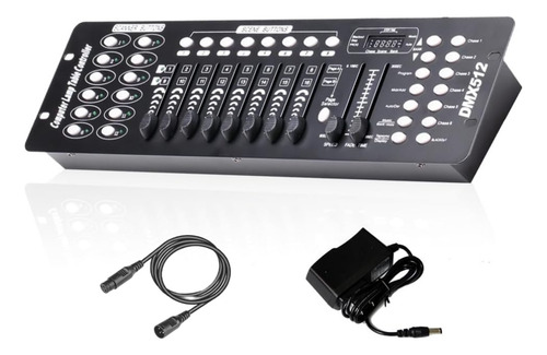 Controladores Con Cables 1m driver Dmx 512, Driver de Luz de 192 Canales,Iluminación Placa de Control Para Luces de Escenario Consola Profesional Mezcladora DJ Para Fiesta Discoteca Pub Club Nocturno