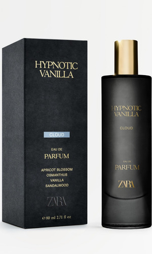 Perfume Zara Hypnotic Vanilla Cloud 80 Ml Caja Maltratada