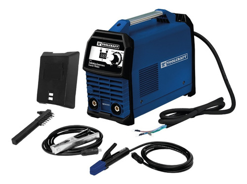 Equipo Soldador Inversor 200a + 5kg Electrodos 1/8 Toolcraft Color Azul Frecuencia 60