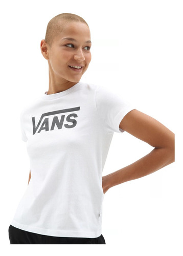 Remera Vans Flying V Vn0a3up4wht Mujer
