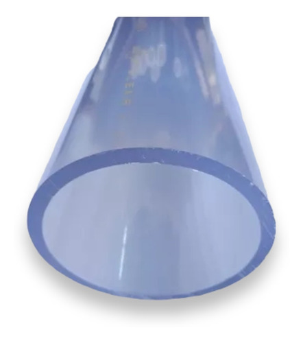 Tubo Transparente 2-1/2'' X 3.05 Mts Pvc Hidraulico Ced40 