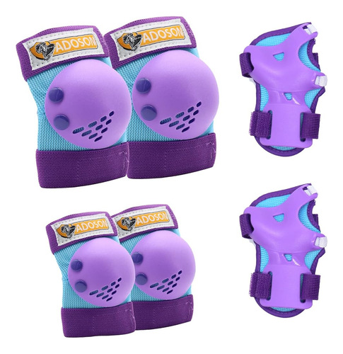 Adoson Niños Rodilleras Codomos Protectores De Muñeca, Equip