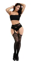 Comprar Cinta Liga Feminina Arrastão Detalhada Em Renda Sensual Luxo