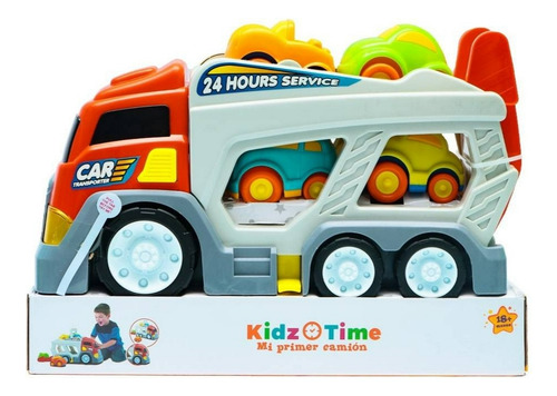 Trailer Con Carritos Para Niño Mi Primer Camión Kidz Time