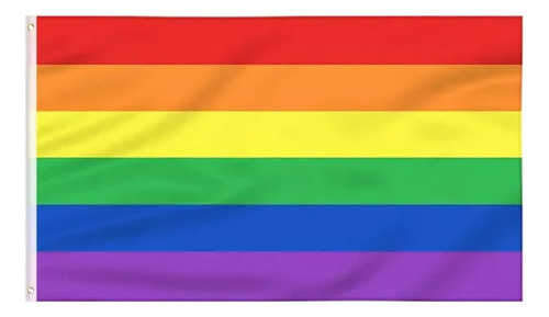 Bandera De La Diversidad Lgbt Oficial  Polyester 90 X 150 Cm