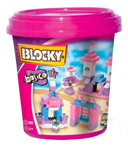 Blocky Balde Nena 210 Piezas Nº3 Art. 0614