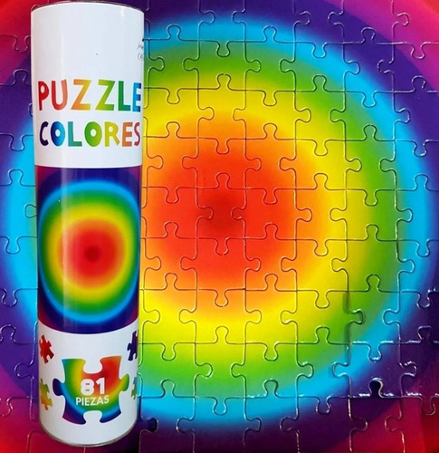 Puzzle Colores Arcoiris - 81 Pzas