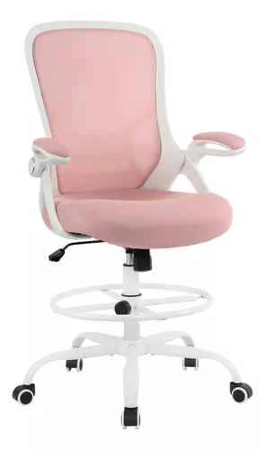 Silla de oficina alta, silla de dibujo, sillas de oficina de altura de  mostrador, silla de escritorio de pie alta ajustable, silla de trabajo