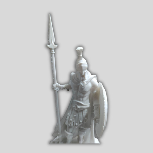 Soldado Espartano Agesilas, Escala 1/16 (12cm), Color Blanco