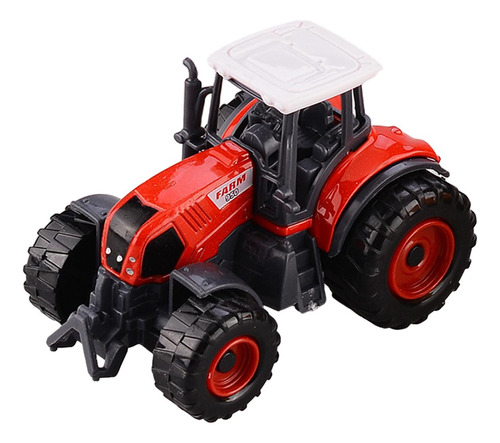 Juego De Tractor Pequeño Para Niños, Mini Tractor De Rojo