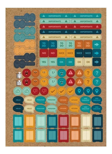 Caderno Univ 10 Matérias 160fl Kraft Color Pera Jandaia