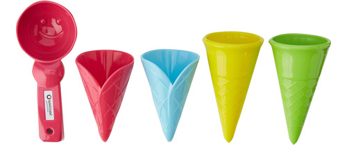 Spielstabil Ice Cream Duo En Red - 4 Conos De Plástico Y Cuc