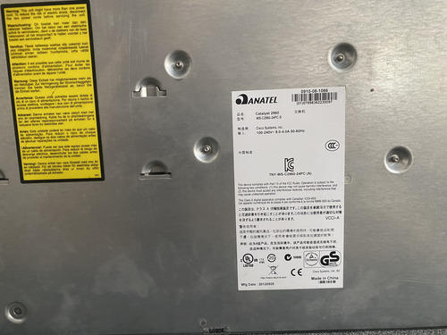 Switch Cisco 24 Puertos Poe (Usado)