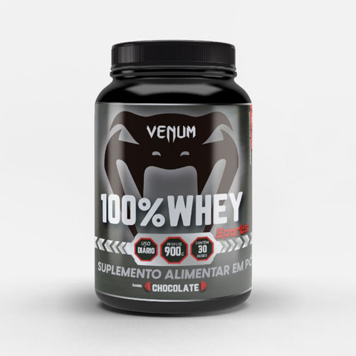 100% Whey Sports 900g - Venum Sabor Chocolate