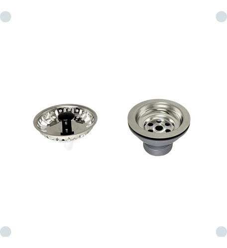 Kit Cuba Inox Tramontina 56x34x17 Alto Brilho Com Válvula