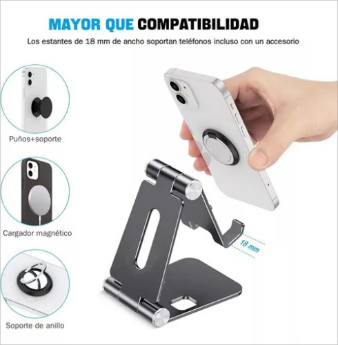 Soporte Genérico De Escritorio Para Teléfono Celular Con Bas