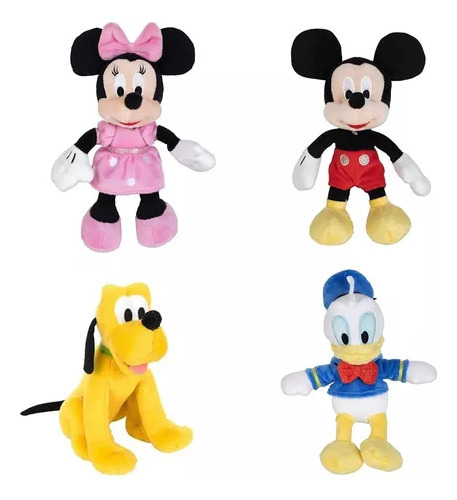 Simba Toys Disney Mickey Y Sus Amigos, Juego De 4 Juguetes D