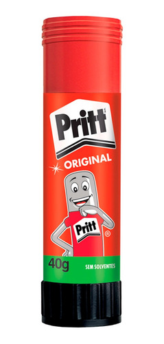 Cola Bastão Pritt 40g Grande Não Toxica Original - Henkel