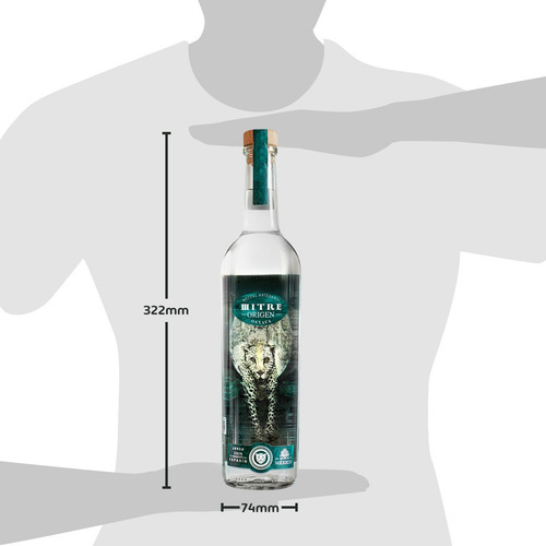 Mezcal Mitre Origen Artesanal Joven 100% Maguey Espadín Oax