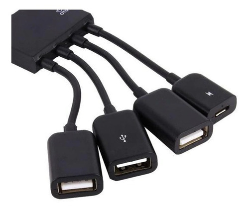 Cable Adaptador Otg Multifuncional 4 En 1 Tipo Micro Usb V8