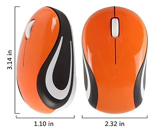 Elec Space Mini Mouse Inalámbrico Pequeño Para Viaje Óptico