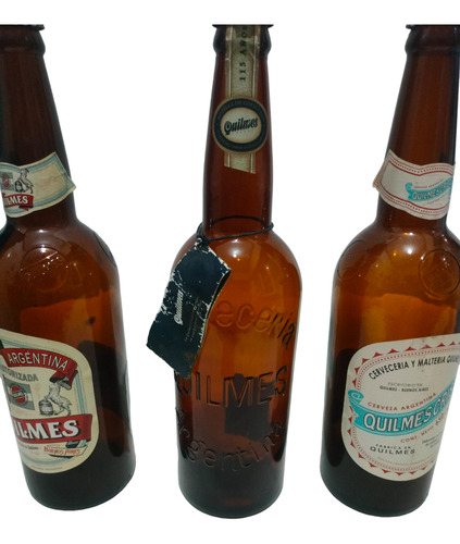 Botellas De Cerveza Quilmes De Coleccion (Usado)