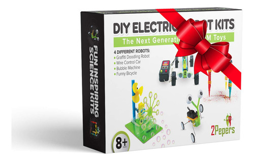 Kits De Ciencia Robótica 4 En 1 Para Niños Juguetes Stem