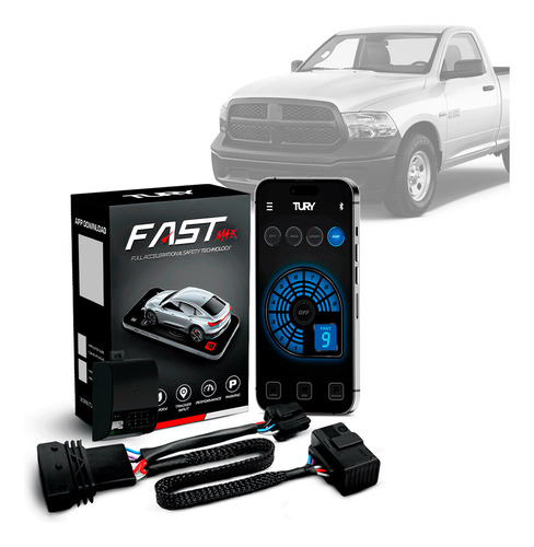 Módulo Acelerador Pedal Fast Com App Dodge Ram 1500 10 11 12