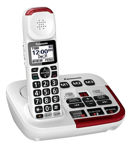 Teléfono Panasonic KX-TGM420W inalámbrico con Bluetooth - color blanco