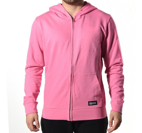 Campera Hombre Algodon Bensimon Los Angeles Fucsia