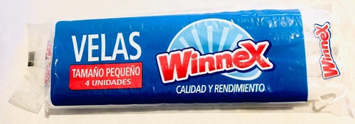 Vela Winnex 4 Unidades X 20 Paquetes ($ 515 X Paquete)