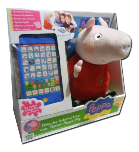 Peppa Pig Peluche Interactivo con Tablet - Juguettos