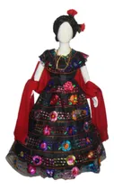 Comprar Vestido Disfraz Chiapaneca Niña Regional Típico Festival Infantil Bailable Tema Escuela