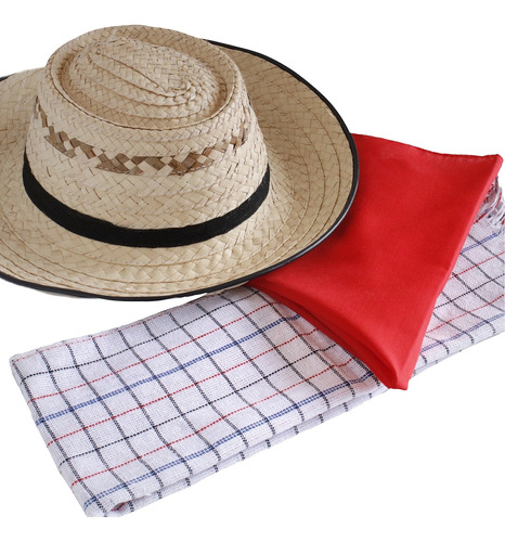 Sombrero Poncho Y Pañoleta Region Tolima 