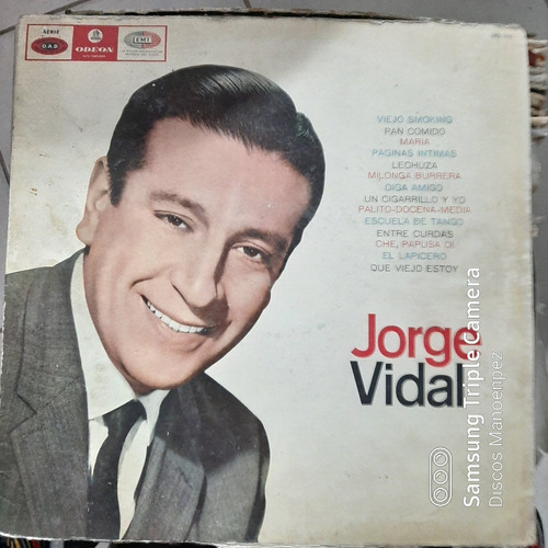 Vinilo Jorge Vidal Con Acompañamiento De Guitarras T3