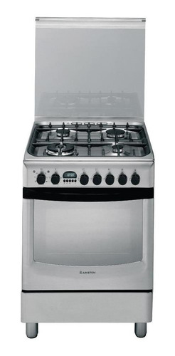Imagen 1 de 6 de Cocina Inox Mixta Ariston 60 Cm F080996