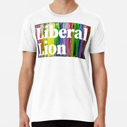 Remera Liberal Lion Descriptive Animal Algodon Premium