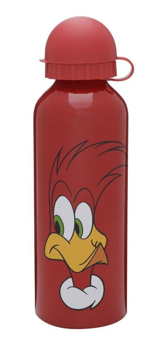 Squeeze Aluminio Pica Pau Old Woody Oficial 500ml Vermelho