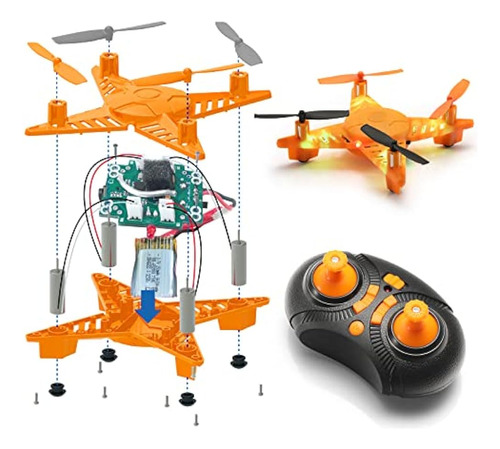 Sainsmart Jr. Mini Diy Drone Kit Stem Control Remoto Quadcop